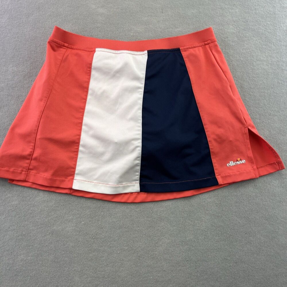 Ellesse Colorblock Athletic Skort Golf Tennis Pickleball Skirt Womens Small